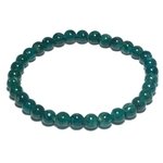 Blue Apatite 6mm Round Bead Bracelet