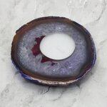 Purple Agate Tealight Candle Holder ~99x97mm