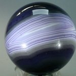 Purple Banded Agate Sphere ~55mm