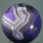 Purple Banded Agate Sphere ~60mm