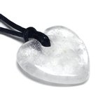 Quartz Heart Necklace 'Healing'