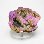 Rainbow Aura Quartz Geode ~70mm