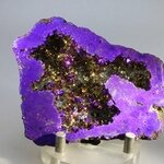 Rainbow Aura Quartz Geode ~72x60mm