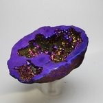 Rainbow Aura Quartz Geode ~76mm