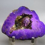 Rainbow Aura Quartz Geode ~77 x 58mm