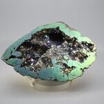 Rainbow Aura Quartz Geode ~85x55mm