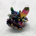 Rainbow Aura Quartz Healing Crystal ~48mm