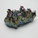 Rainbow Aura Quartz Healing Crystal ~71mm