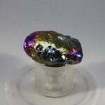 Rainbow Aura Tektite Tumblestone ~25mm