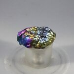 Rainbow Aura Tektite Tumblestone ~26mm