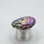 Rainbow Aura Tektite Tumblestone ~29mm