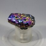 Rainbow Aura Tektite Tumblestone ~29mm