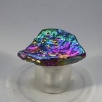 Rainbow Aura Tektite Tumblestone ~31mm