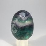 Rainbow Fluorite Crystal Egg  ~48mm