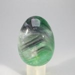 Rainbow Fluorite Crystal Egg  ~48mm