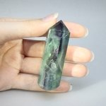 Rainbow Fluorite Crystal Massage Wand ~62mm