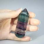 Rainbow Fluorite Crystal Massage Wand ~65mm