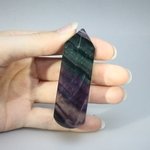 Rainbow Fluorite Crystal Massage Wand ~65mm