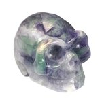 Rainbow Fluorite Crystal Skull ~5cm