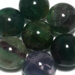 Rainbow Fluorite Crystal Sphere ~25mm