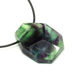 Rainbow Fluorite Faceted Necklace