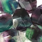 Rainbow Fluorite Faceted Necklace