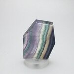 Rainbow Fluorite Geometric Tablet ~58mm