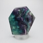 Rainbow Fluorite Geometric Tablet ~70mm