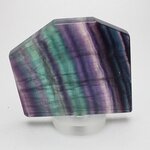 Rainbow Fluorite Geometric Tablet ~75mm