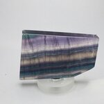 Rainbow Fluorite Geometric Tablet ~83mm