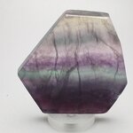 Rainbow Fluorite Geometric Tablet ~86mm