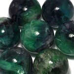 Rainbow Fluorite Medium Crystal Sphere ~45mm