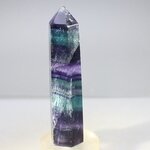 Rainbow Fluorite Polished Point  ~79mm