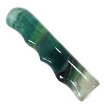 Rainbow Fluorite Pro Grip Crystal Massage Wand ~100 x 25mm