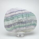 Rainbow Fluorite Slice  ~105mm