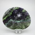 Rainbow Fluorite Slice  ~96mm