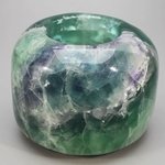Rainbow Fluorite Tealight Candle Holder ~8.5 x 6.2cm