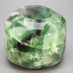 Rainbow Fluorite Tealight Candle Holder ~8.5 x 6.2cm