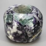 Rainbow Fluorite Tealight Candle Holder ~8.5 x 6cm