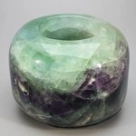 Rainbow Fluorite Tealight Candle Holder ~8.5 x 6cm