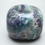 Rainbow Fluorite Tealight Candle Holder ~8.5 x 6cm