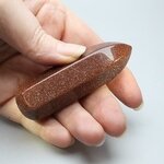 Red Goldstone Crystal Massage Wand ~74mm