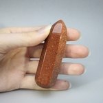 Red Goldstone Crystal Massage Wand ~75mm