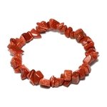 Red Goldstone Gemstone Chip Bracelet