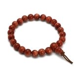 Red Goldstone Power Bead Bracelet