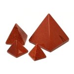 Red Goldstone Pyramid