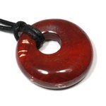 Red Jasper Donut Necklace 'Energy'