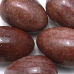 Red Muscovite Mica Crystal Egg ~48mm