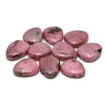 Rhodonite Drilled Tumble Stone