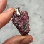 Rhodonite Healing Crystal 925 Silver Pendant ~32mm